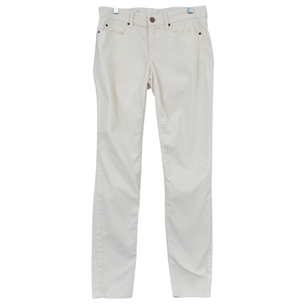 Gap 1969 Legging Jean Womens 26r Cotton Blend Cream Corduroy Pants
